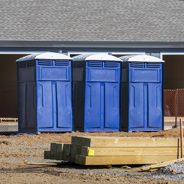 how often are the portable restrooms cleaned and serviced during a rental period in North Wantagh New York